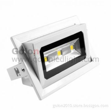 Gimbal LED Down Light 20W 1600lm COB Rectangle LED Shop Light